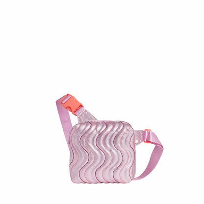 State Bags Exclusive - Sunny Fanny Pack Metallic Quilted Lilac