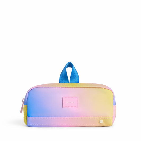State Bags Top Pick - Clinton Pencil Case Blue/Pink/Yellow Gradient