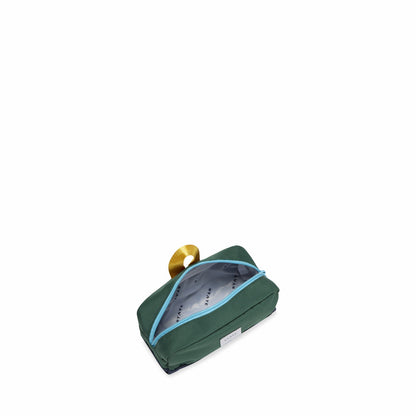 State Bags Top Pick - Clinton Pencil Case Color Block Green/Navy
