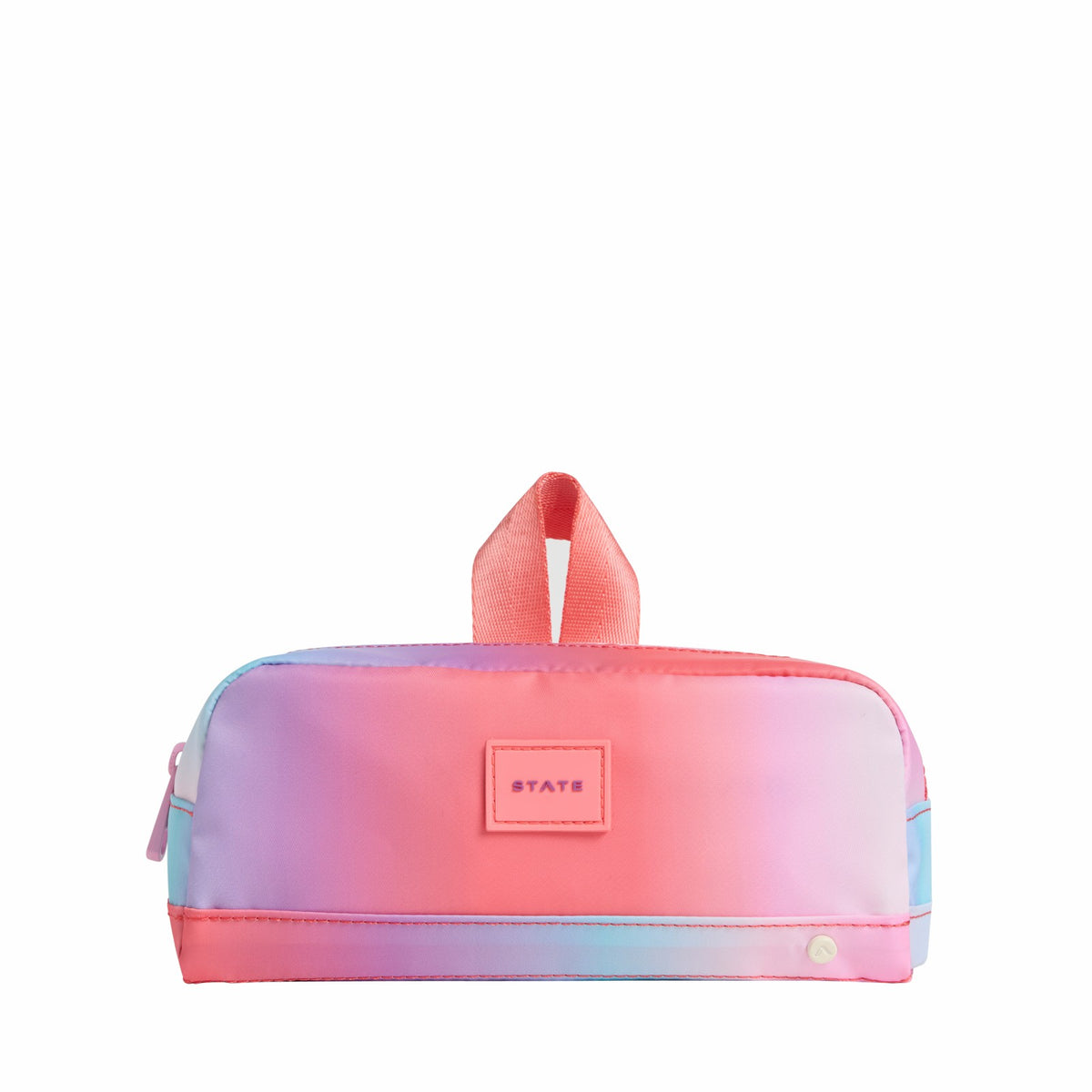 State Bags Featured - Clinton Pencil Case Nylon Sunset Gradient