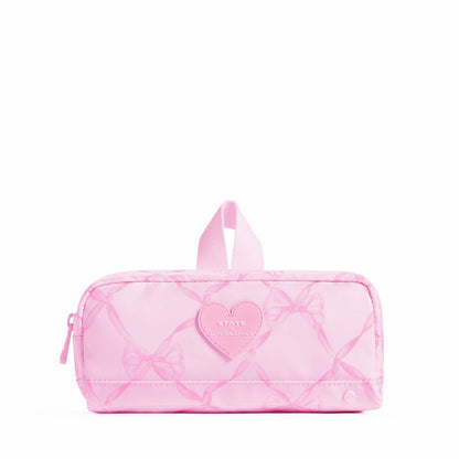 State Bags Best Price - STATE x Loveshack Fancy Clinton Pencil Case Polycanvas Pink Peppermint