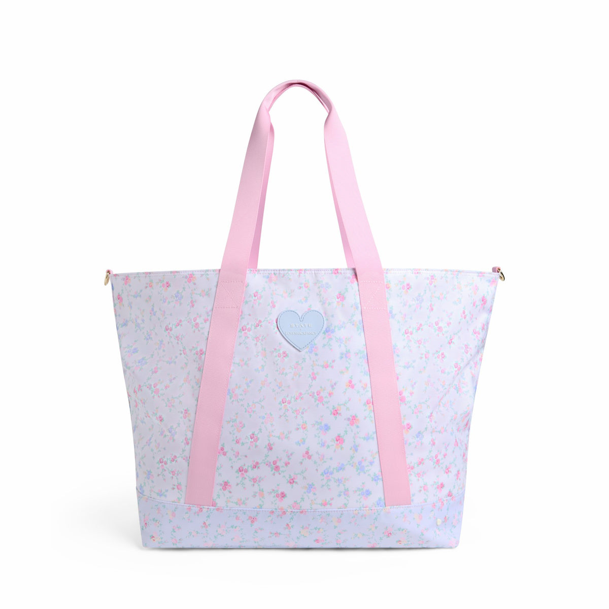 State Bags Value - STATE x LoveShack Fancy Graham XL Tote Confetti Bloom / Wildflower Blue