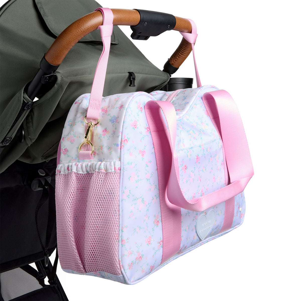 State Bags Essential - STATE x LoveShackFancy Bella Diaper Tote Confetti Bloom / Wildflower Blue