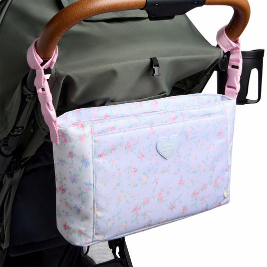 State Bags Everyday - STATE x LoveShackFancy Stroller Organizer Nylon Confetti Bloom / Wildflower Blue