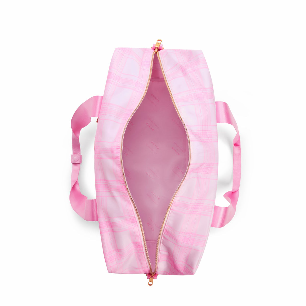 State Bags Hot Sale - STATE x LoveShackFancy Wellington Weekender Nylon Pink Vanilla