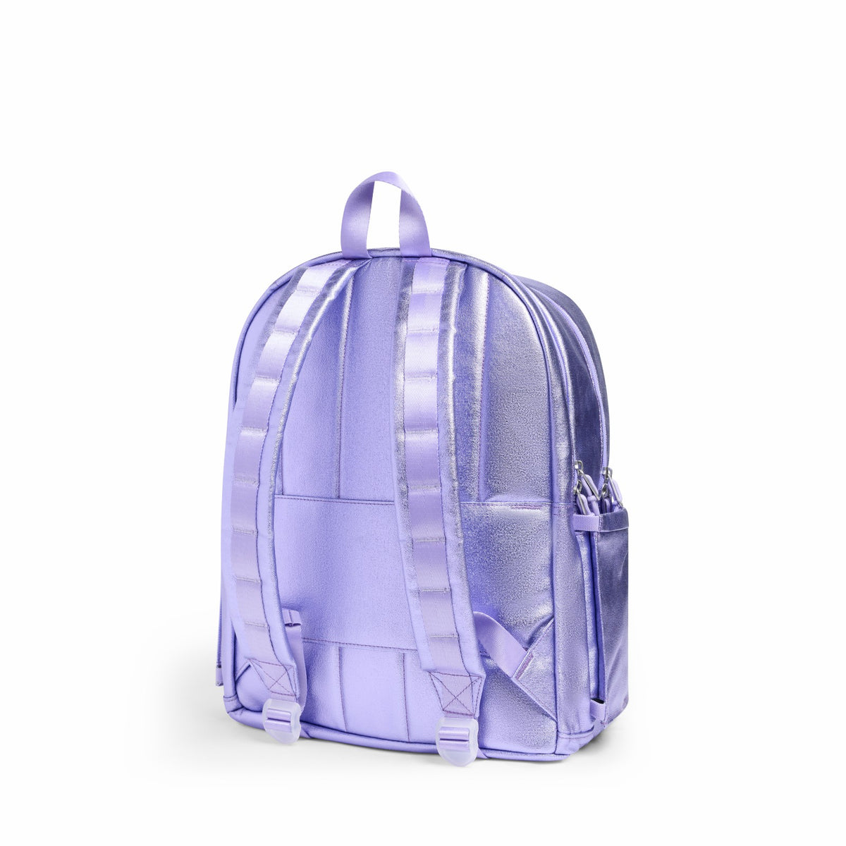 State Bags Deals - Kane Double Pocket Backpack Metallic 3D Hearts