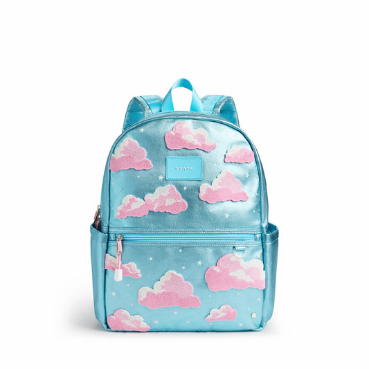 State Bags Exclusive - Kane Kids Backpack Metallic Clouds