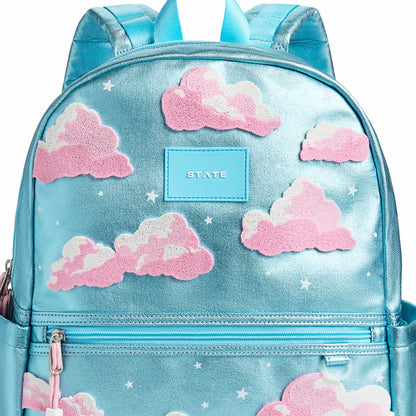 State Bags Exclusive - Kane Kids Backpack Metallic Clouds