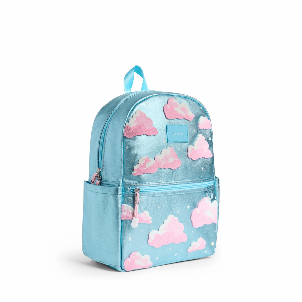 State Bags Exclusive - Kane Kids Backpack Metallic Clouds