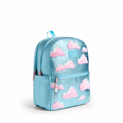 State Bags Featured - Kane Double Pocket Backpack Metallic Clouds