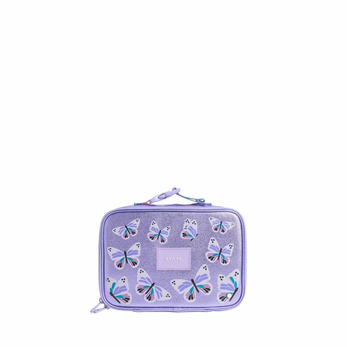 State Bags Recommended - Rodgers Lunch Box Metallic Butterfly
