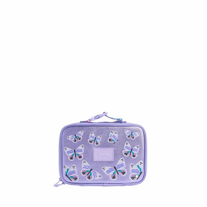 State Bags Recommended - Rodgers Lunch Box Metallic Butterfly