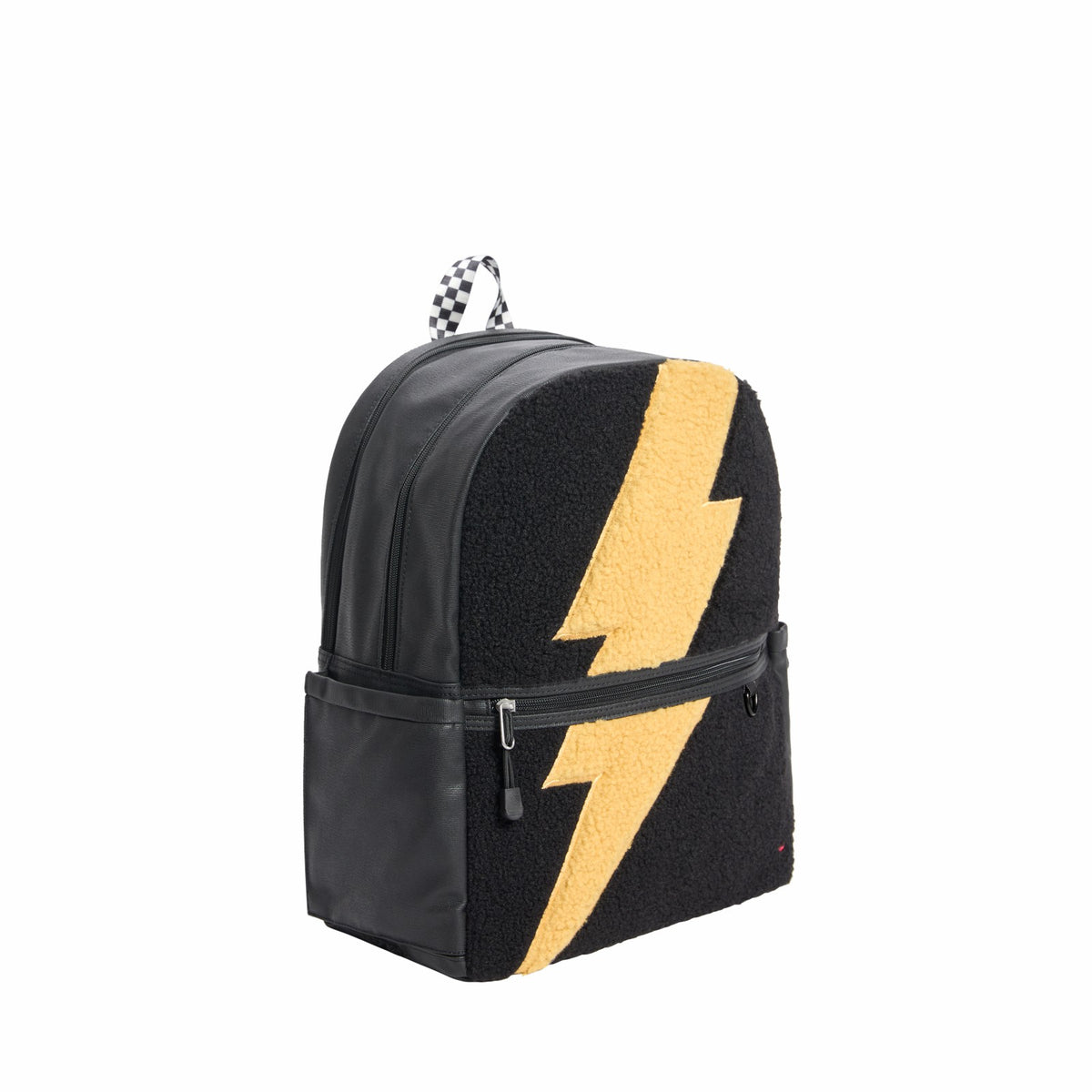 State Bags New - Kane Kids Double Pocket Backpack Fuzzy Bolt