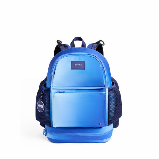 State Bags Smart Buy - Shea Baseball Backpack Blue Gradient