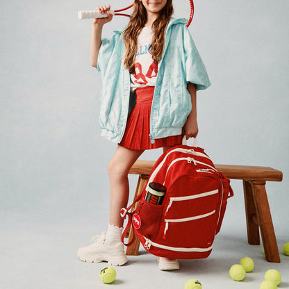 State Bags Exclusive - Lenox Tennis Backpack Nylon Red