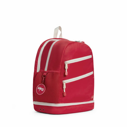 State Bags Exclusive - Lenox Tennis Backpack Nylon Red