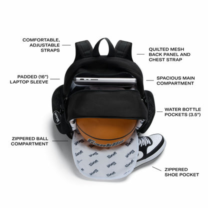 State Bags Premium - Ozzie Ball Backpack Red