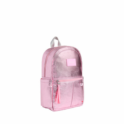 State Bags Exclusive - Kane Mini Backpack Metallic Pink/Silver