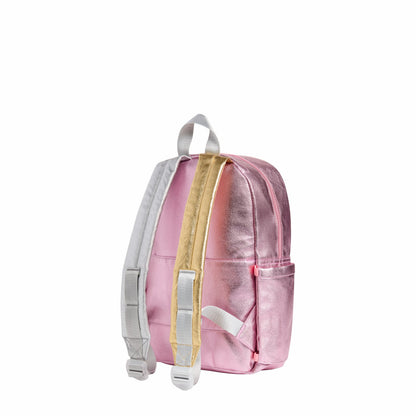 State Bags Exclusive - Kane Mini Backpack Metallic Pink/Silver