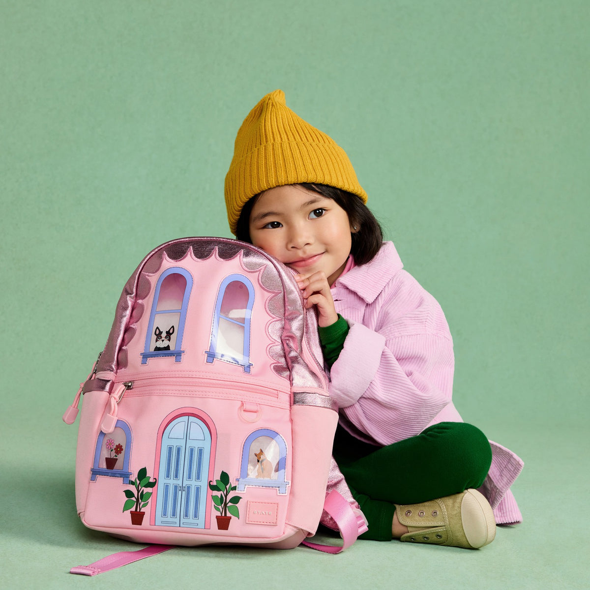 State Bags Essential - Kane Kids Mini Backpack Recycled Polycanvas House