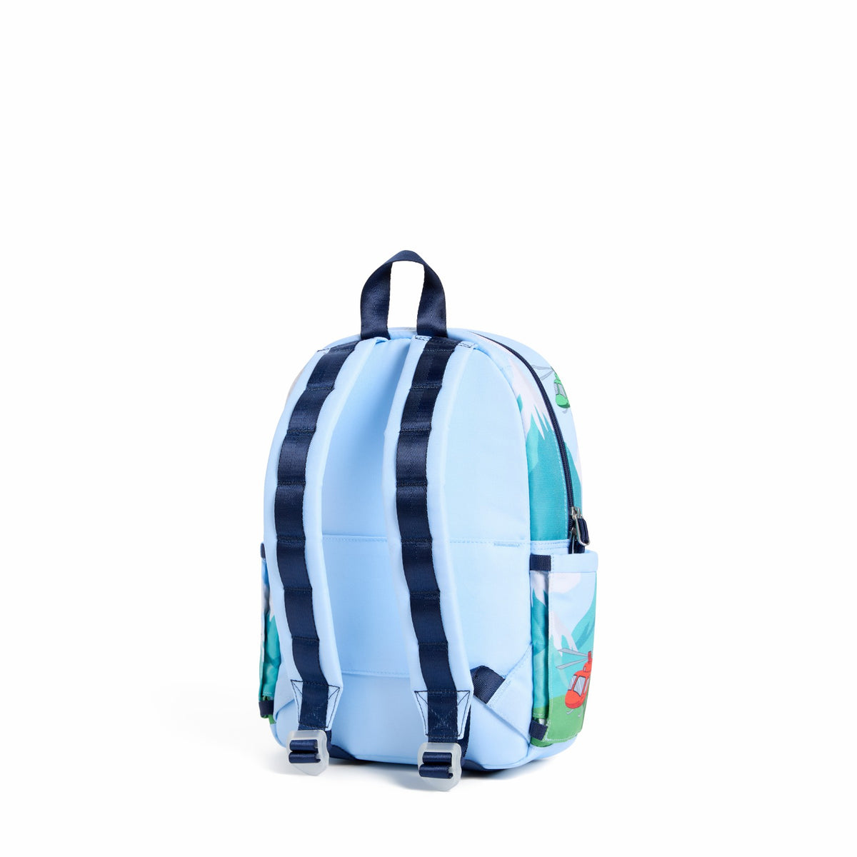 State Bags Exclusive - Kane Kids Mini Backpack Recycled Polycanvas Helicopters