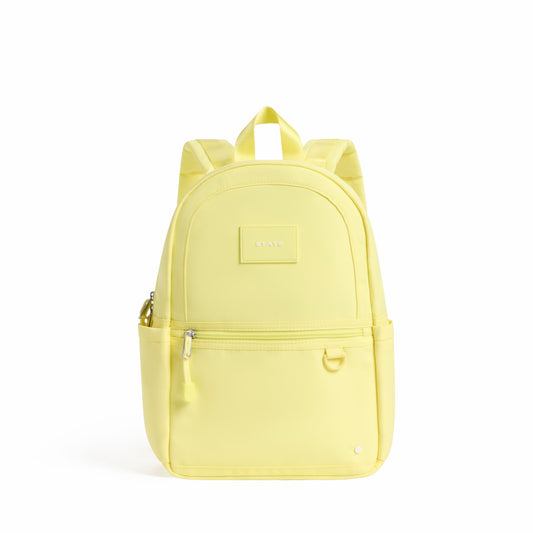 State Bags Premium - Kane Kids Mini Backpack Recycled Polycanvas Solid Butter Yellow