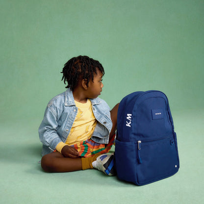 State Bags Smart Buy - Kane Kids Mini Backpack Recycled Polycanvas Solid Navy