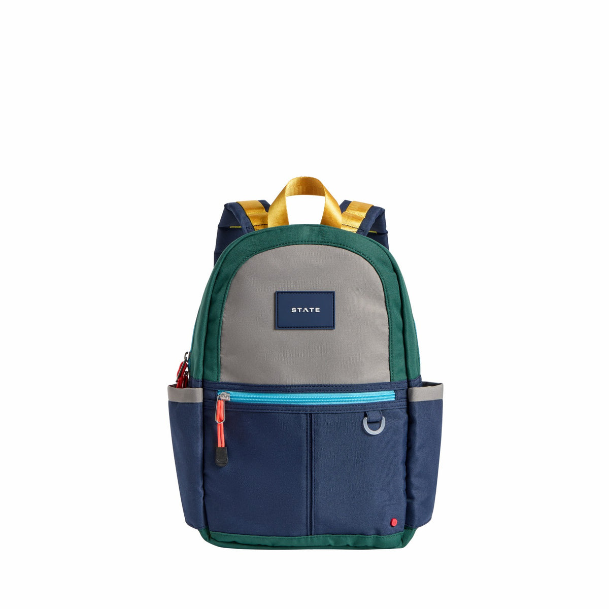 State Bags Customer Favorite - Kane Kids Mini Travel Backpack Color Block Green/Navy