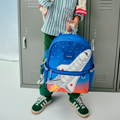 State Bags Best Seller - Kane Kids Backpack Nylon Puffer Spaceship