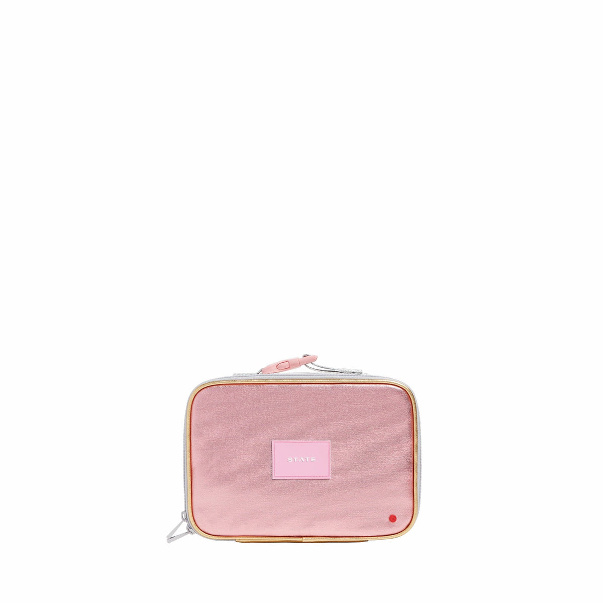 State Bags Special Offer - Rodgers Lunch Box Metallic Pink/Silver