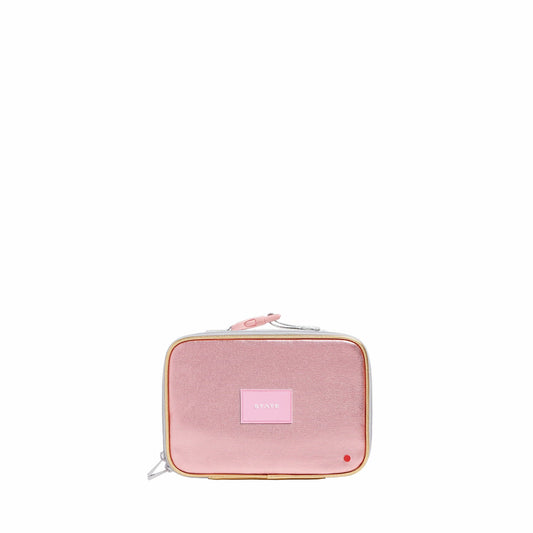 State Bags Special Offer - Rodgers Lunch Box Metallic Pink/Silver