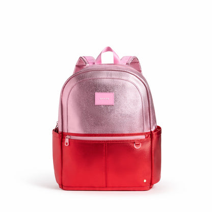 State Bags Trending - Kane Kids Large Backpack Metallic Pink/Red Colorblock