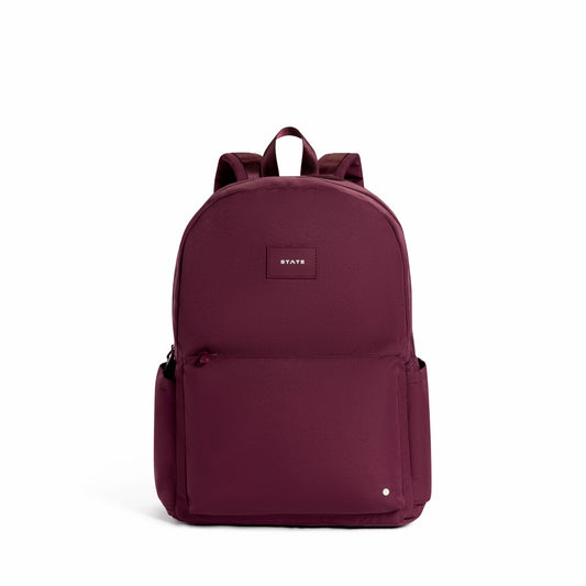 State Bags Value - Reed Backpack Recycled Polycanvas Burgundy