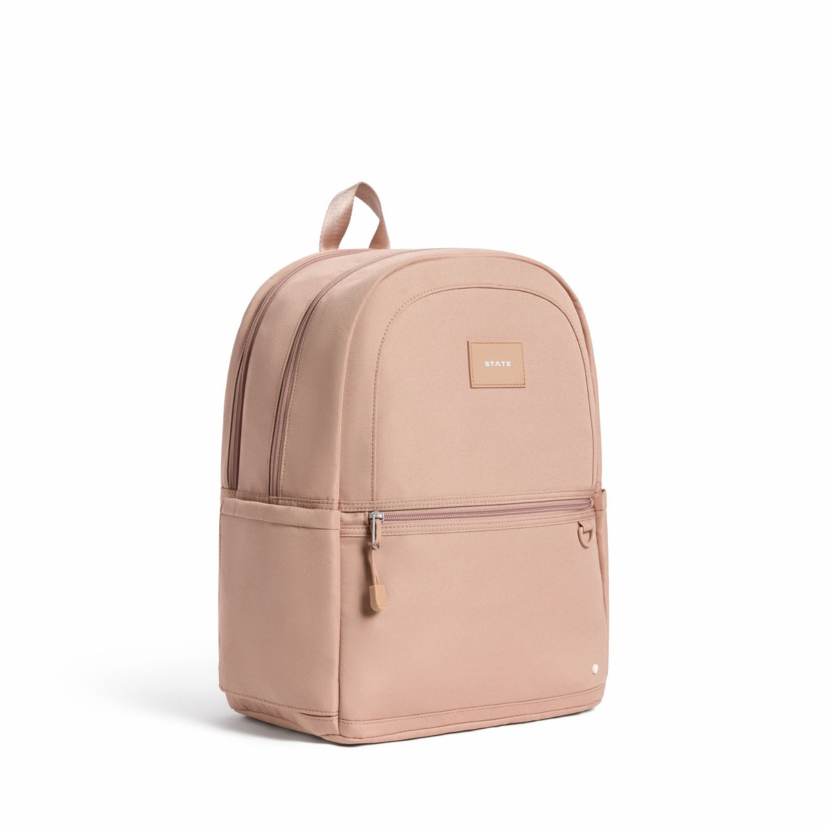 State Bags Latest - Kane Kids Double Pocket Recycled Polyester Canvas Mocha