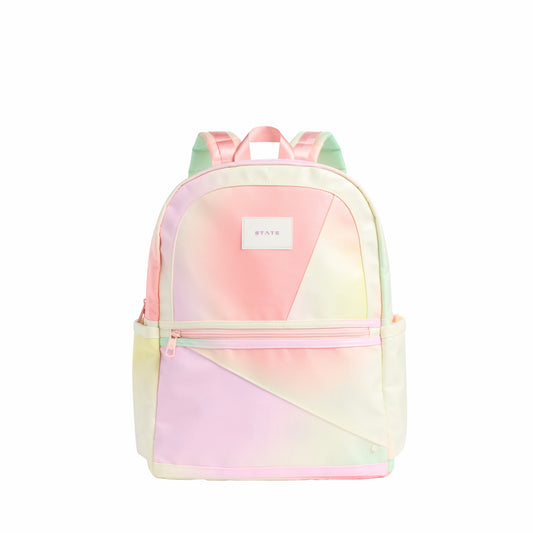 State Bags New - Kane Kids Large Backpack Metallic Tie Dye Patchwork