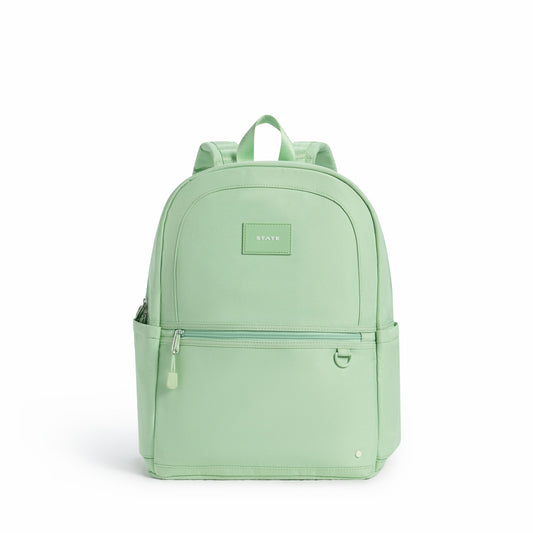 State Bags Discount - Kane Kids Double Pocket Recycled Polyester Canvas Green