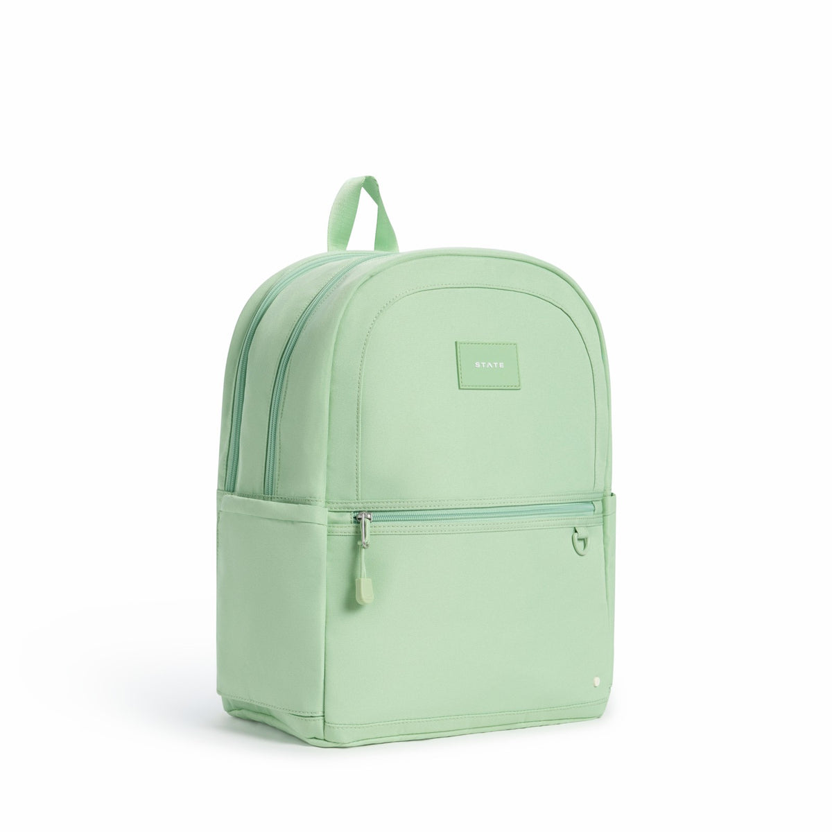 State Bags Discount - Kane Kids Double Pocket Recycled Polyester Canvas Green