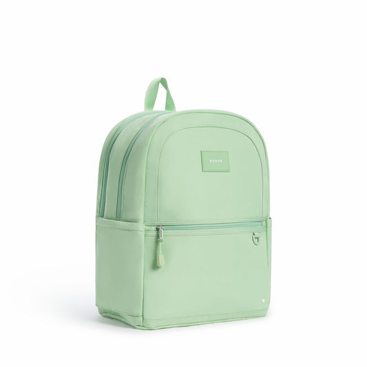 State Bags Discount - Kane Kids Double Pocket Recycled Polyester Canvas Green