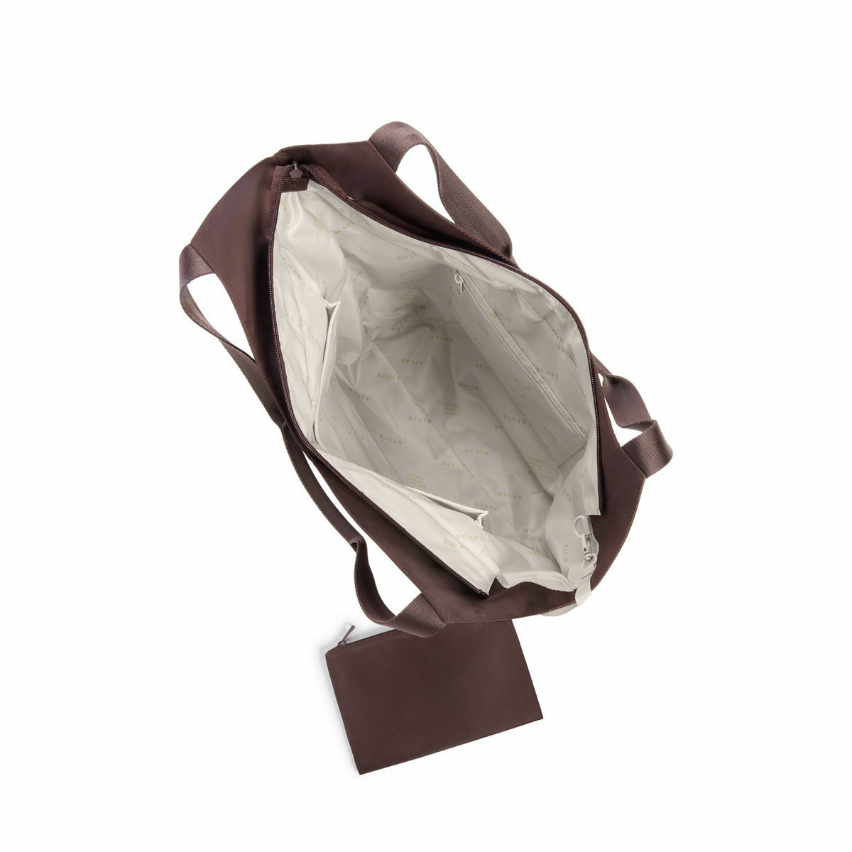 State Bags Best Seller - Beverly Tote Recycled Nylon Brown
