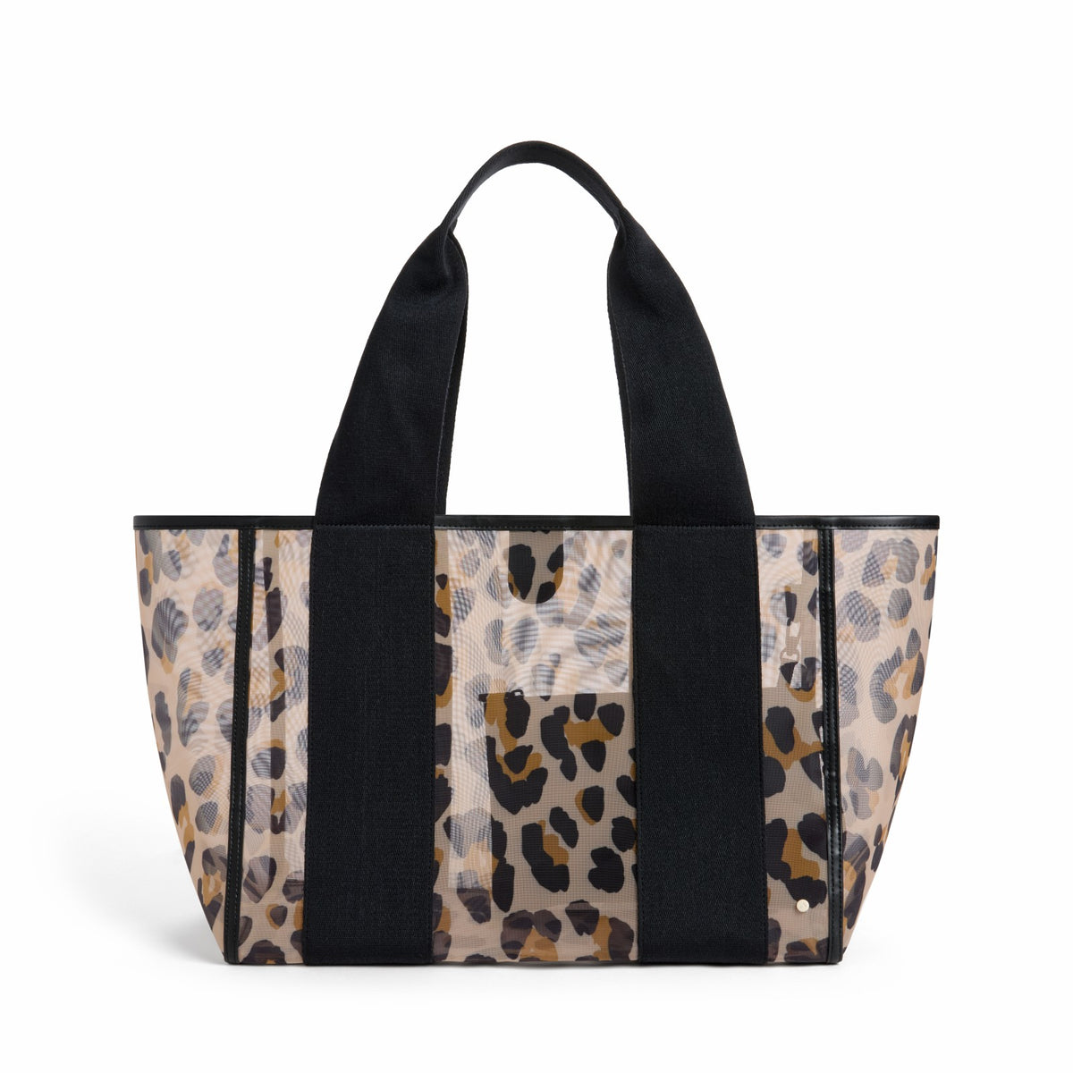 State Bags Exclusive - Wellington Cabana Tote Mesh Leopard
