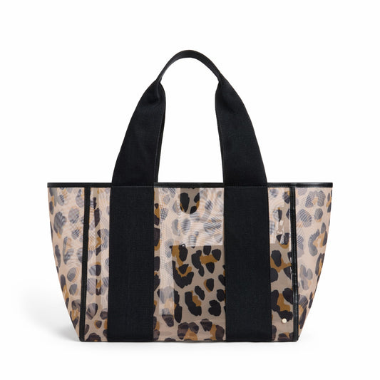 State Bags Exclusive - Wellington Cabana Tote Mesh Leopard