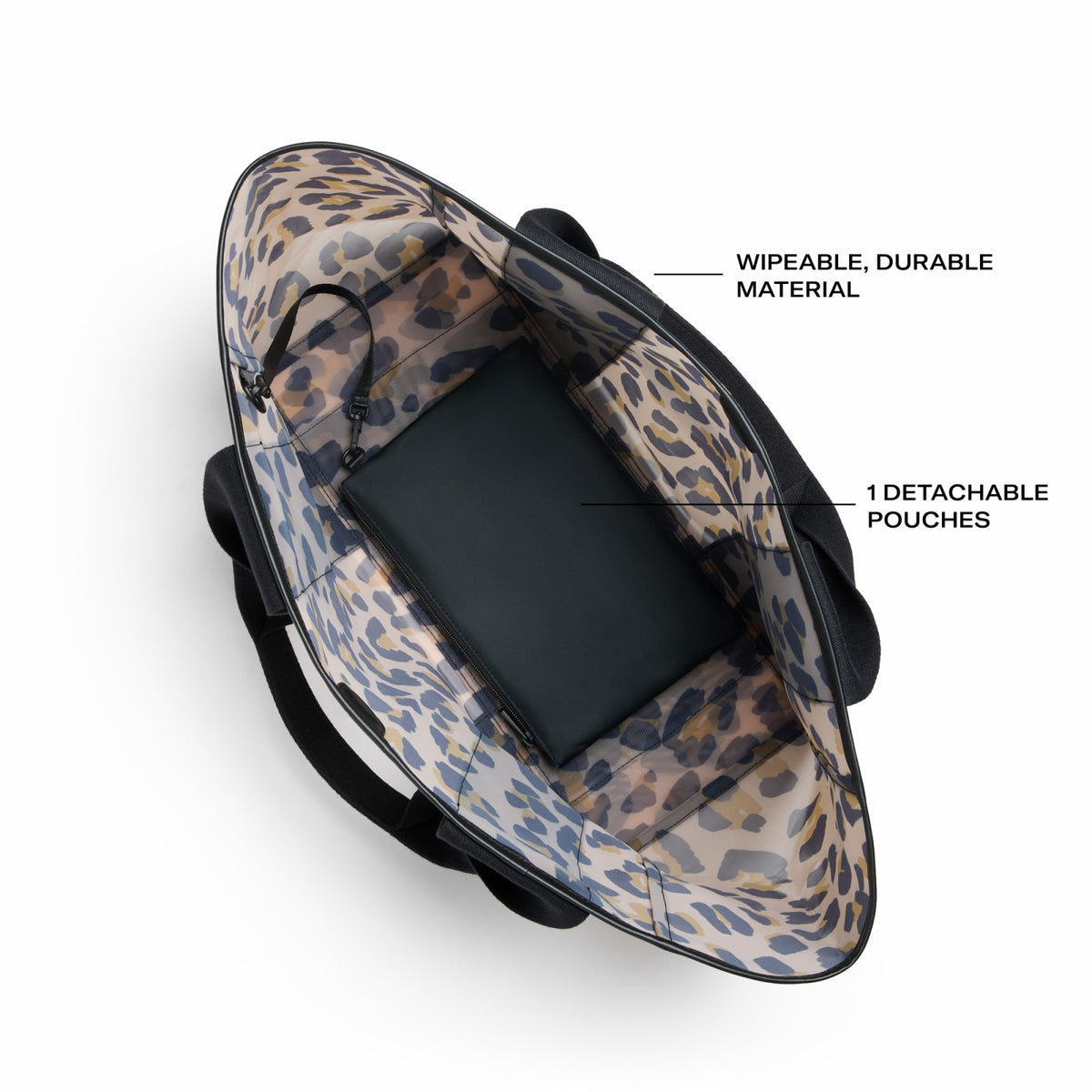 State Bags Exclusive - Wellington Cabana Tote Mesh Leopard