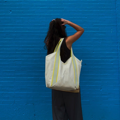 State Bags Signature - Beverly Tote Cotton Canvas Pristine