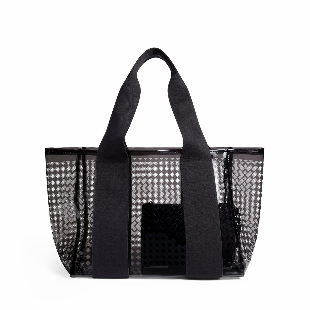 State Bags Sale - Wellington Cabana Tote Black Perforated TPU