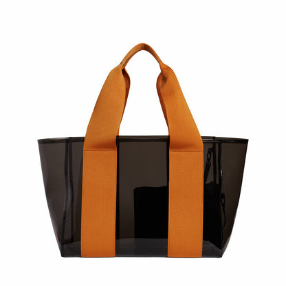 State Bags Essential - Wellington Cabana Tote TPU Black/Caramel