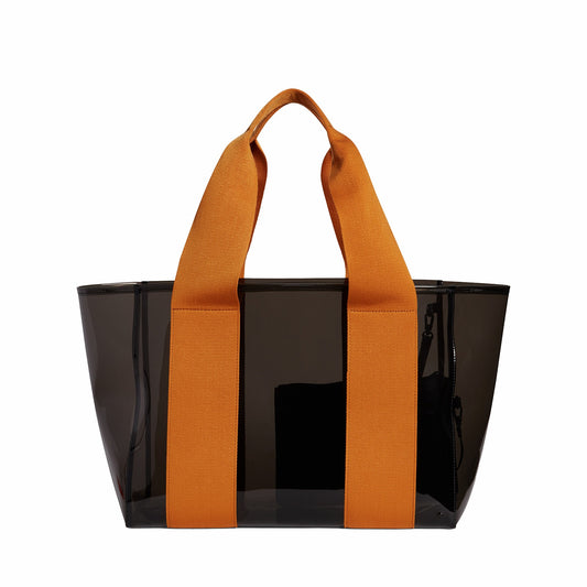 State Bags Essential - Wellington Cabana Tote TPU Black/Caramel