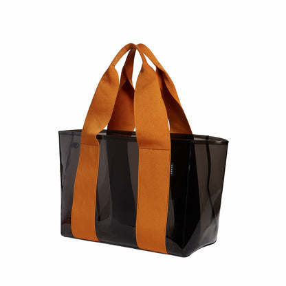 State Bags Essential - Wellington Cabana Tote TPU Black/Caramel