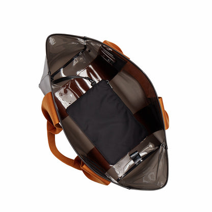 State Bags Essential - Wellington Cabana Tote TPU Black/Caramel