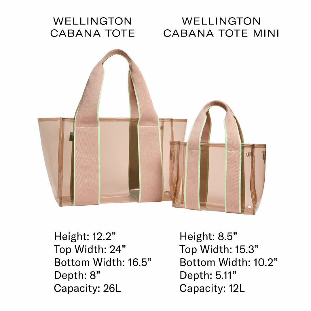 State Bags Essential - Wellington Cabana Tote TPU Black/Caramel