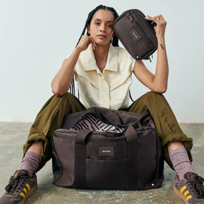 State Bags Classic - Wellington Weekender Nylon Brown